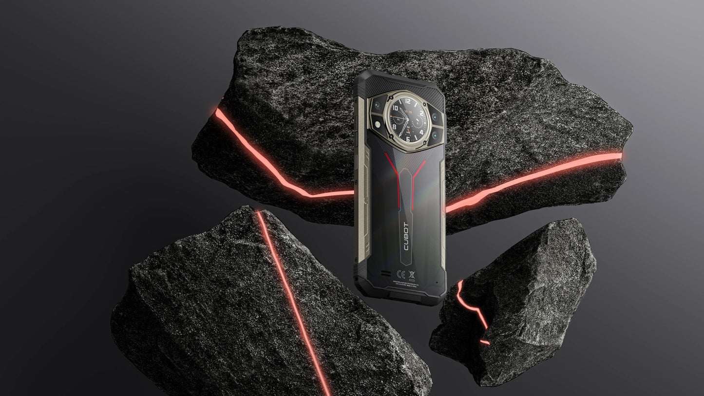 CUBOT KingKong AX Rugged Unlocked-Android14/MTK G99/24G RAM+256G ROM Dual SIM/6.58"&1.32"DualScreen/100MP/IP68 IP69K/33W/GPS/NFC