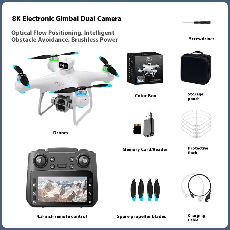 New Product With Large Screen Control Brushless Aerial Photography Aircraft And 8k Remote Control Aircraft For The S112 Model
