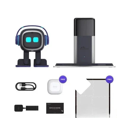 EMO Intelligent AI Robots Emotional Support Interactive Desktop Voice Recognition EMO Go Home Robot Companion Children Gifts