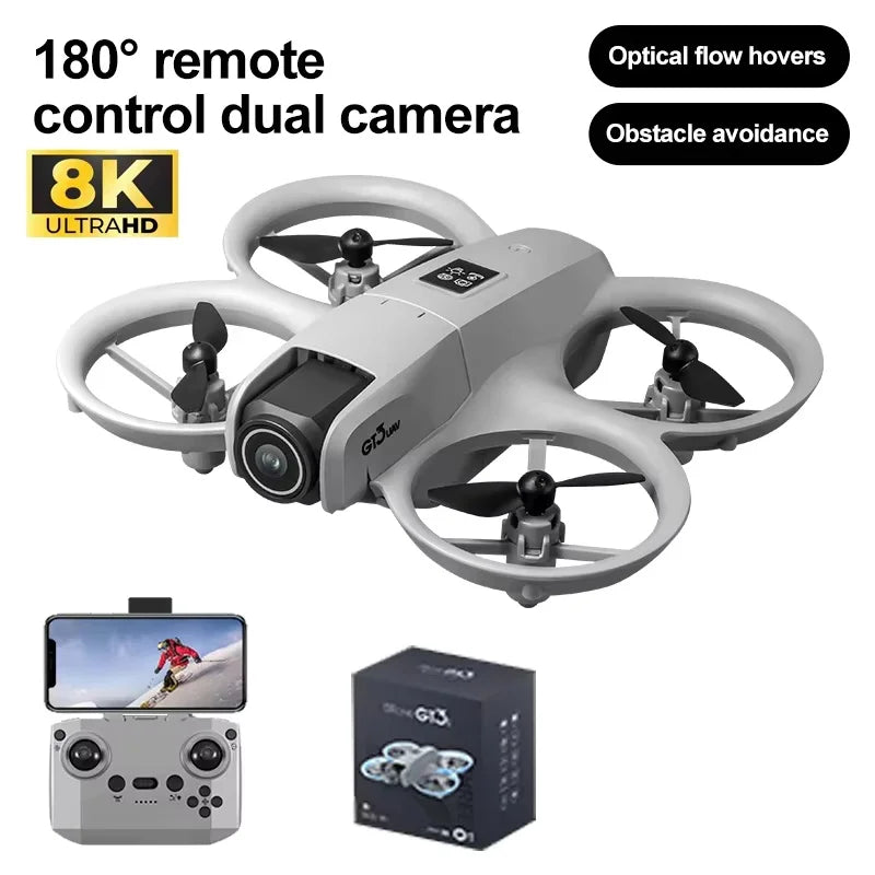 2025New GT3 MAX Drone 8K HD 4.3" Remote Control Headless Mode Helicopter 360° Flip Quadcopter Toys Mini Drone Fors Kid Toy Gifts