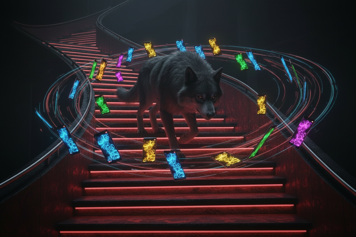 Smartphones and tablets... bright future carried by your paws