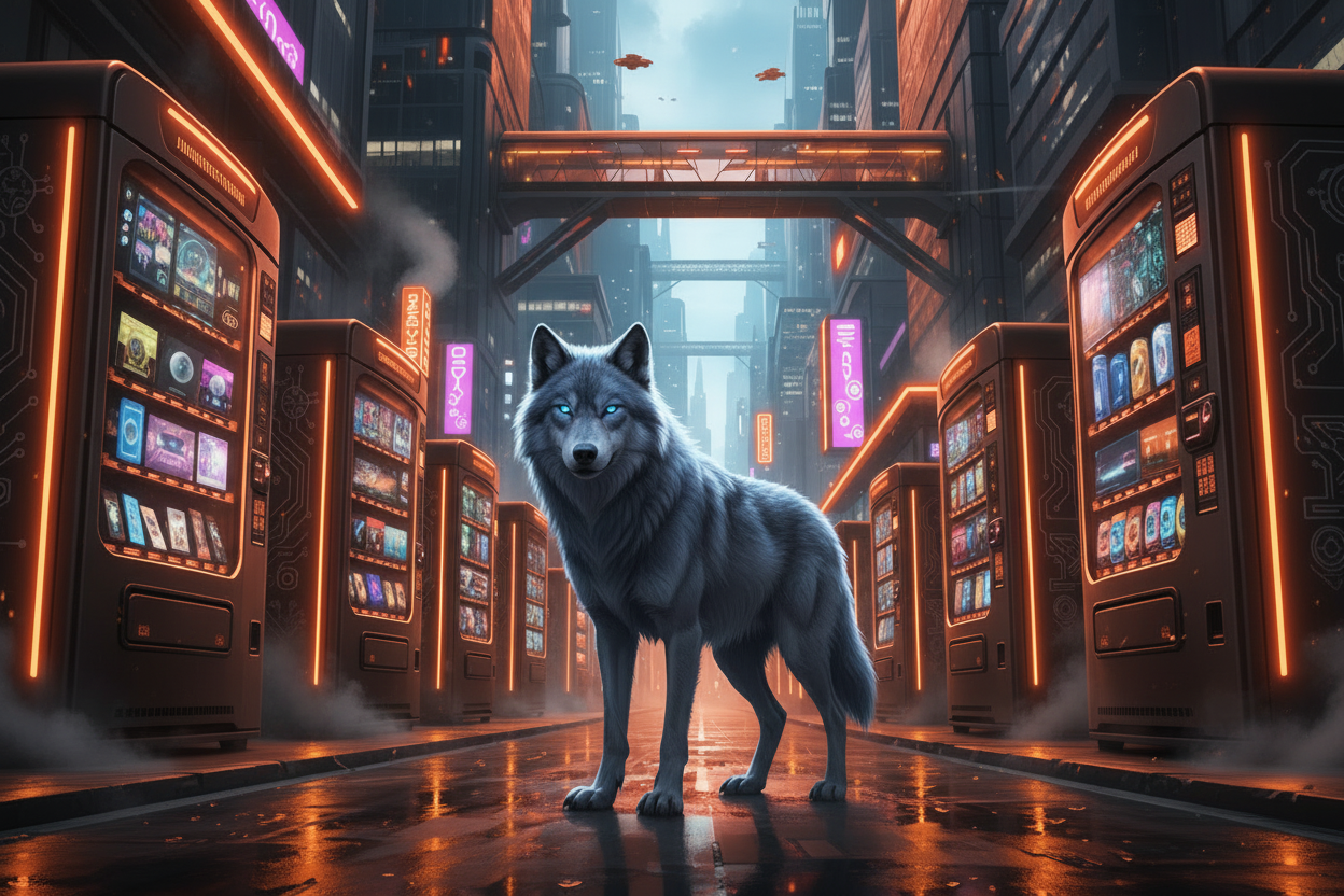 Vending machines.. start hunting long term