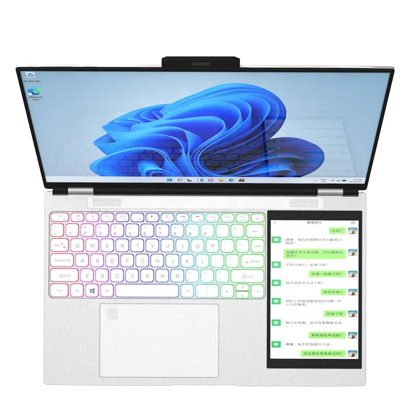 Super Cheap Hot Selling Computer Factory Cheapest N95 Dual-screen 15.6 "+7" Laptop Business Laptop Win 11 Intel Business Laptop