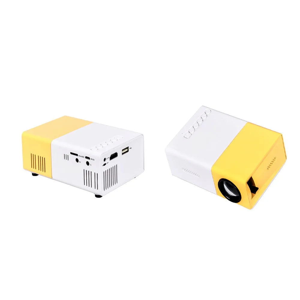 YG300 Mini LED Projector Upgraded Version 1000 Lumen  HDMI-compatible USB Audio Home Media Player Beamer 4k Mini Projector