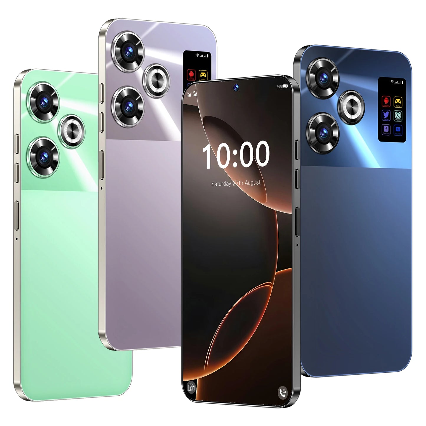 F6 Pro Straight Talk Compatible 5G Smartphone Snapdragon 8 Gen3 108MP Rear Camera 1TB Internal Storage Android 14 60Hz Display