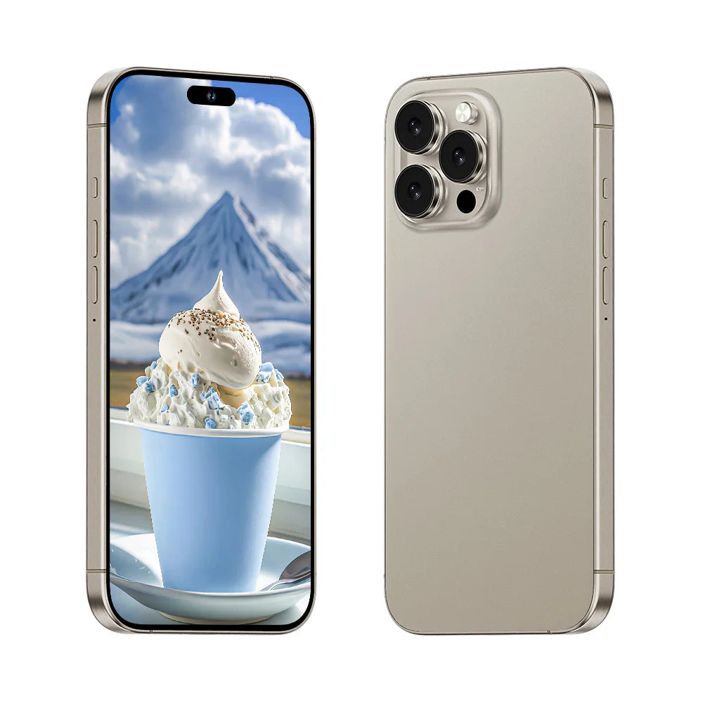 2025 New Low Price I16 Pro Max Mobile Phones 5g Dual Sim Global Version Smartphone 10 Core 16gb+1tb Large Screen Cell Phones