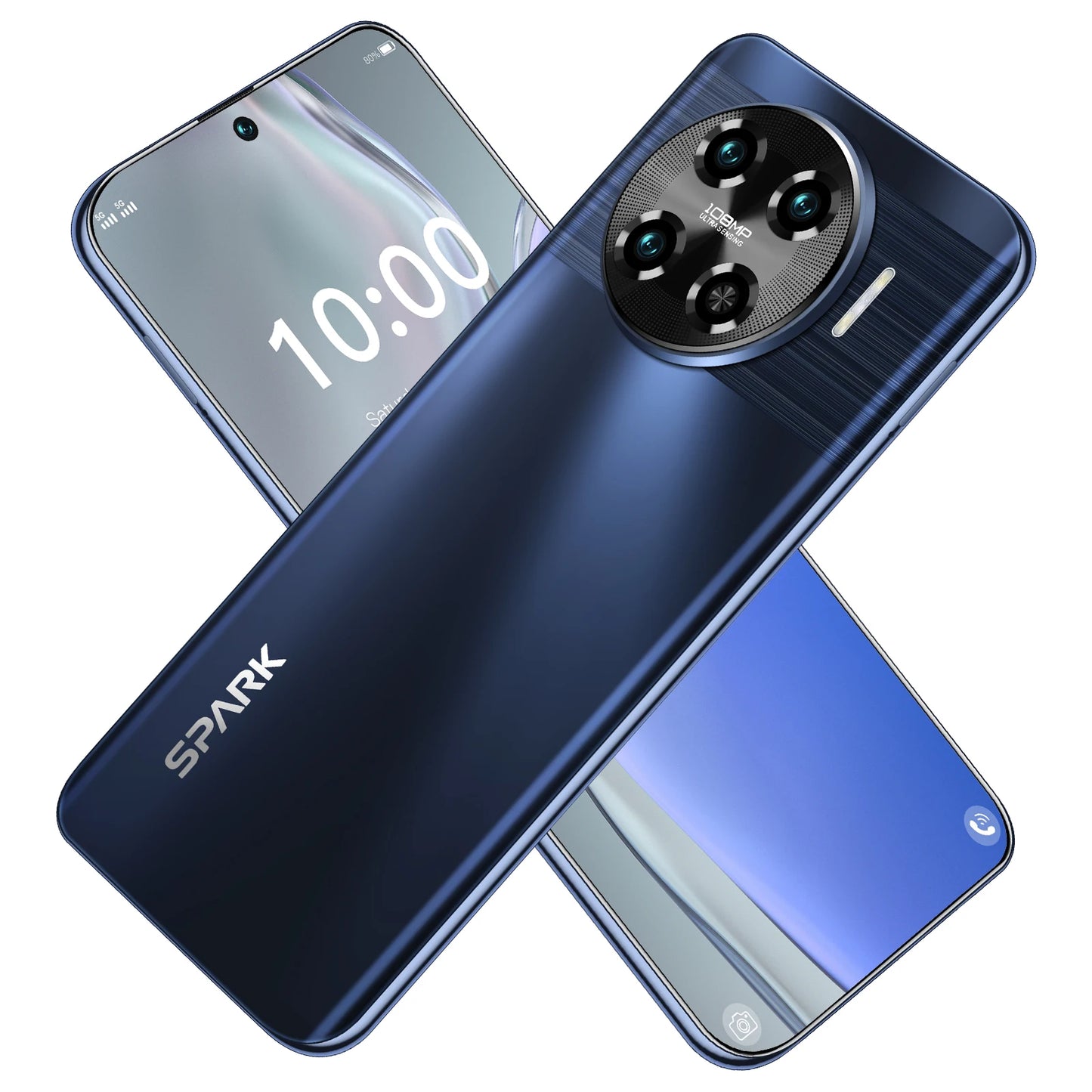 Spark20 Pro 5G Android Smartphone 16GB+1TB Dual SIM Large Battery HD Screen Dual Language Support (English) 65W Quick Charging