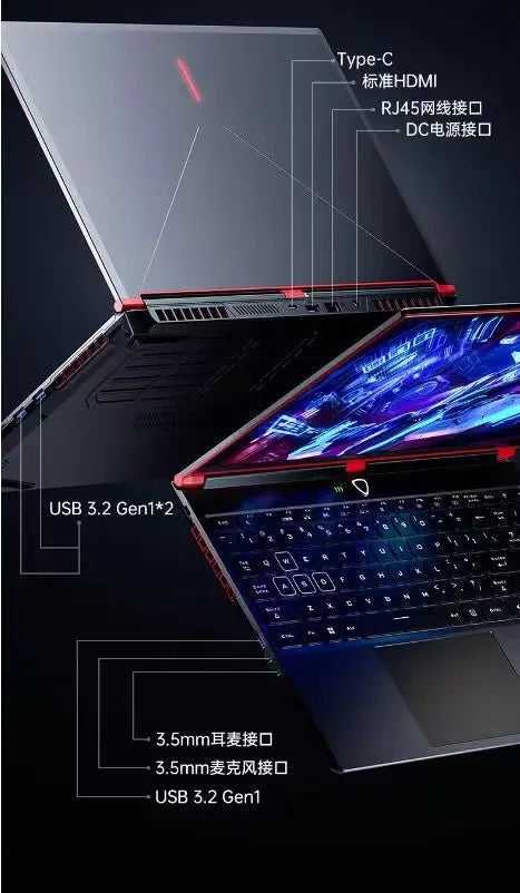 Gaming Computer Core I7 Processor Generation 11th High-definition High-performance Process Gaming Laptop 16 Inch Laptop