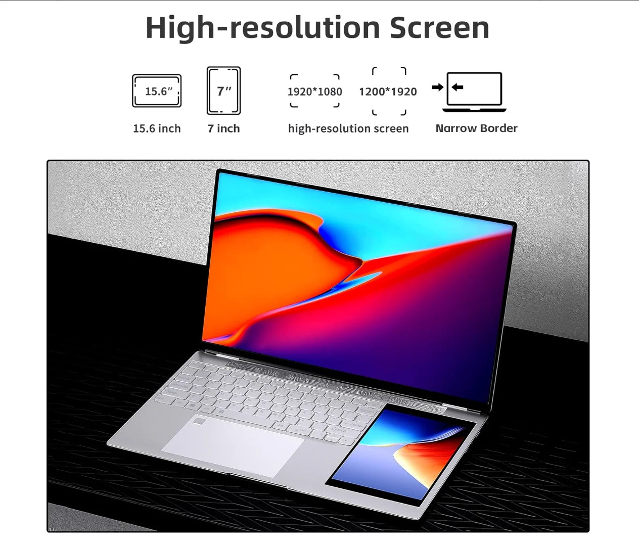 Super Cheap Hot Selling Computer Factory Cheapest N95 Dual-screen 15.6 "+7" Laptop Business Laptop Win 11 Intel Business Laptop