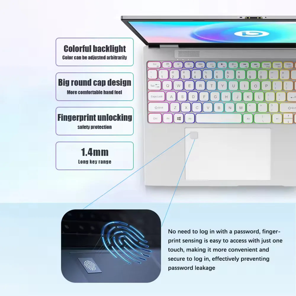 Super Cheap Hot Selling Computer Factory Cheapest N95 Dual-screen 15.6 "+7" Laptop Business Laptop Win 11 Intel Business Laptop