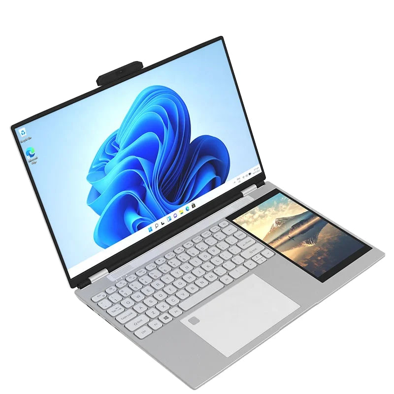 Super Cheap Hot Selling Computer Factory Cheapest N95 Dual-screen 15.6 "+7" Laptop Business Laptop Win 11 Intel Business Laptop