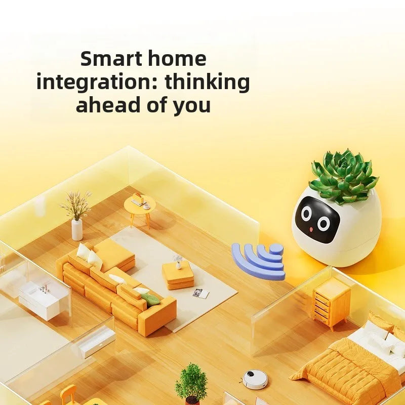 Deepholo IVY Cute Pet Robot Smart Desktop Ornament 1:5 Scale Electronic Toy Plastic Creative AI Birthday Gift