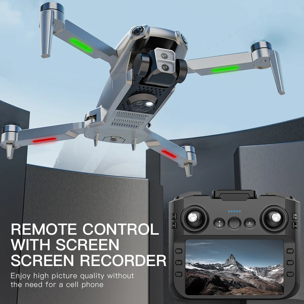 2025 Hot Sale SG109MAX Advanced GPS Screen Remote Control Drone with 4-Axis Flight Brushless Motors Foldable Professional Drone