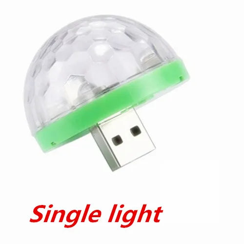 USB Mini Disco Lights,Portable Home Party Light,DC 5V USB Powered Led Stage Party Ball DJ Lighting,Karaoke Party Led Christmas