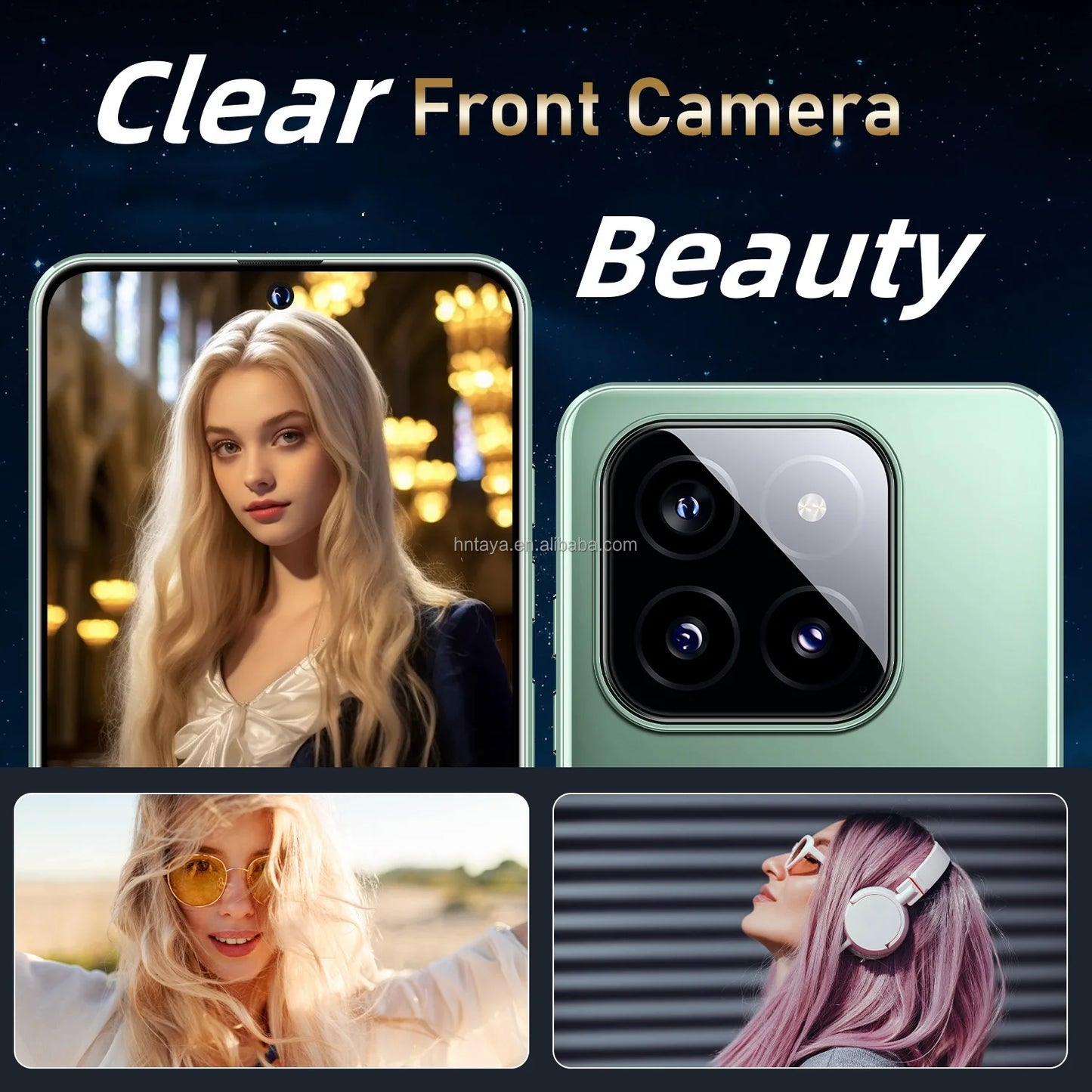 Oem 2024 New Product I16 Pro Max Mobile Phones 5g Smartphone 16gb+1tb Full LCD Screen ChatGPT4.5 Cell Phones