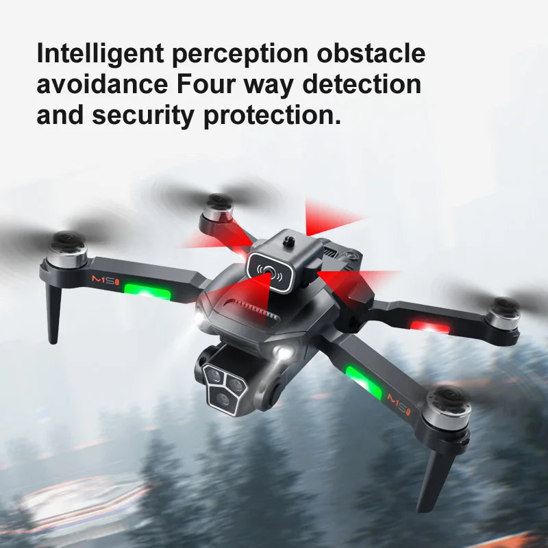 Cheaper M1S Mini Drones 4K Rc Dron HD Dual Camera Brushless Folding Obstacle Avoidance Commercial Toy Drone for Kids
