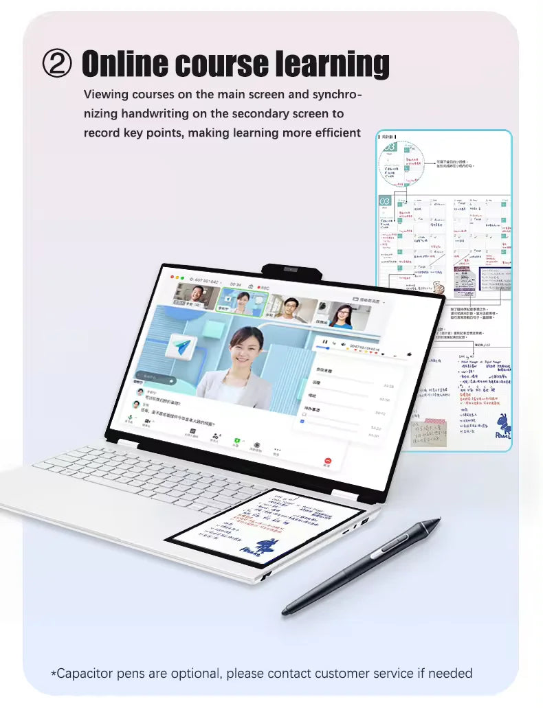 Super Cheap Hot Selling Computer Factory Cheapest N95 Dual-screen 15.6 "+7" Laptop Business Laptop Win 11 Intel Business Laptop