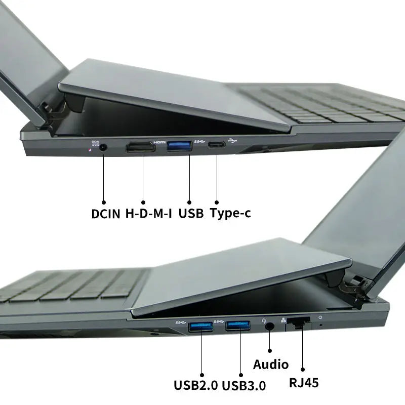 Original Brand New 16 Inch 14 Inch I7 Notebook Computer Dual Screen 8/16GB RAM 256/512GB 1TB SSD Laptop Gaming Business Laptops