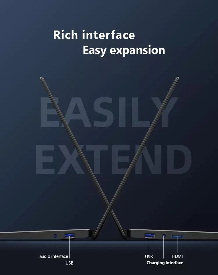 Win 10 Pro Laptop, 15.6" FHD IPS Display, 12G RAM with N5095 Notebook Portable Gaming Laptop