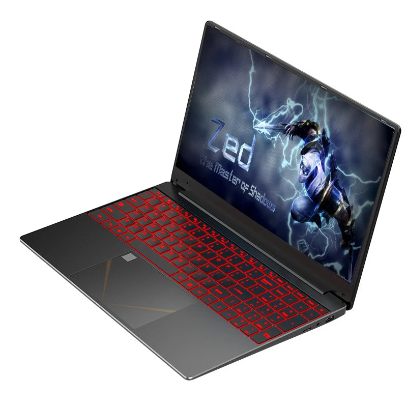 Win 10 Pro Laptop, 15.6" FHD IPS Display, 12G RAM with N5095 Notebook Portable Gaming Laptop