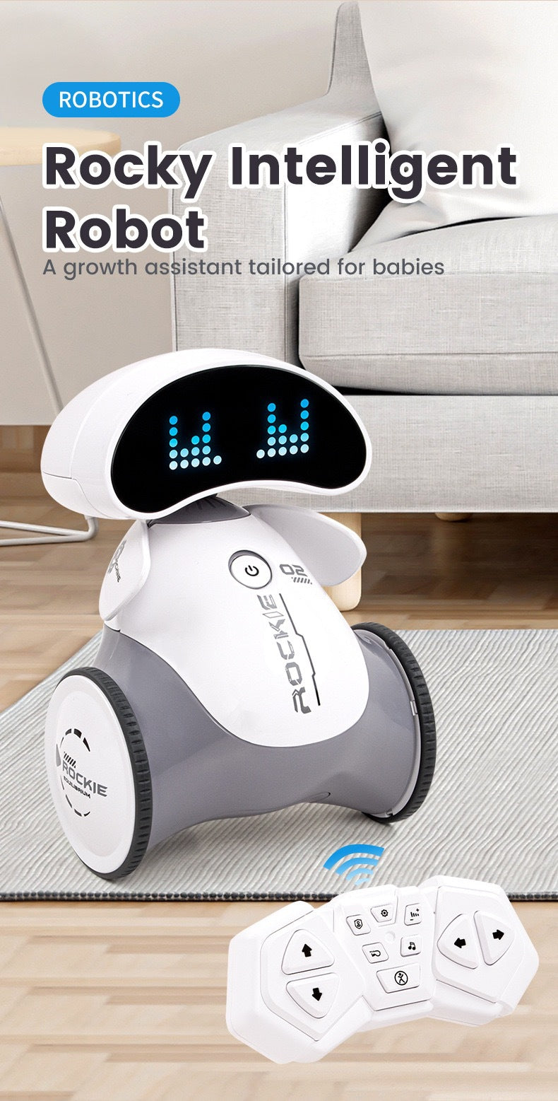 Intelligent Programming Robot | Parent-Child Interaction, Light and Music Dancing, Infrared Touch Sensor, Remote Control Robot