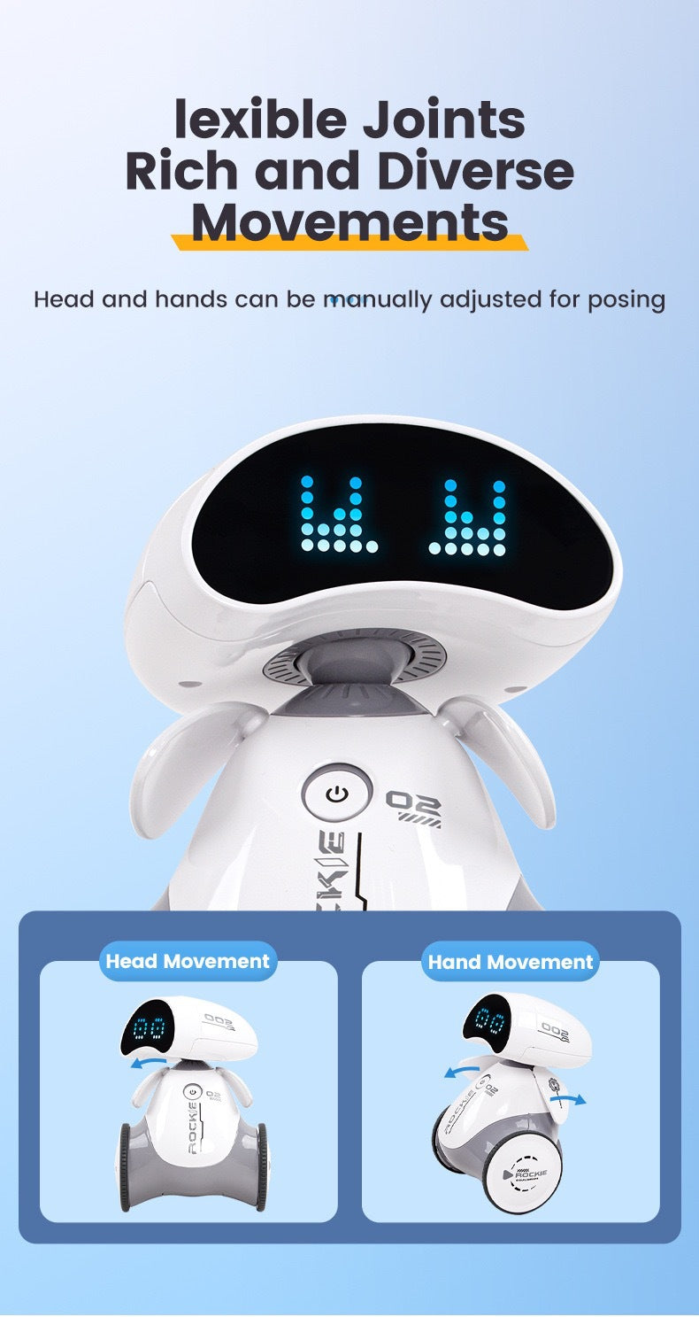 Intelligent Programming Robot | Parent-Child Interaction, Light and Music Dancing, Infrared Touch Sensor, Remote Control Robot
