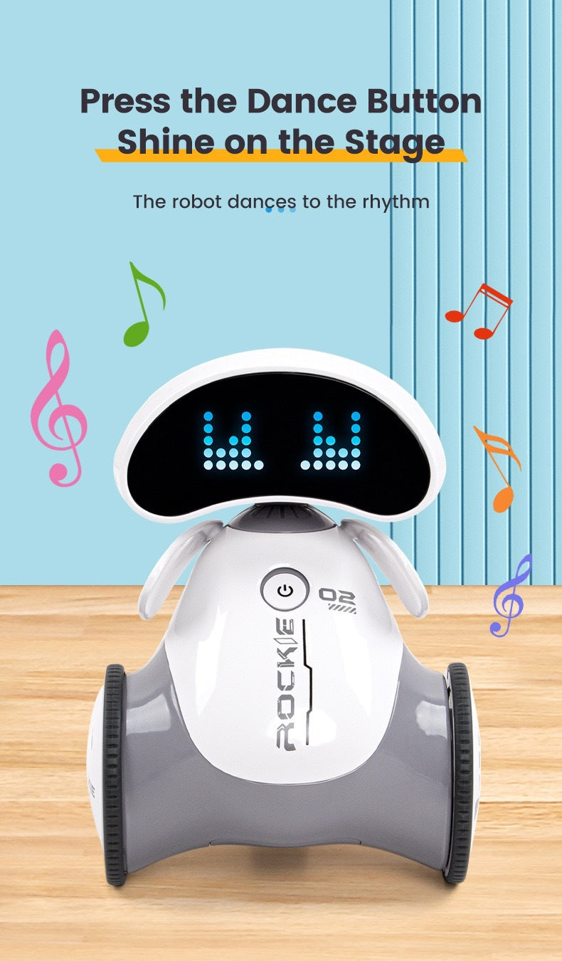 Intelligent Programming Robot | Parent-Child Interaction, Light and Music Dancing, Infrared Touch Sensor, Remote Control Robot