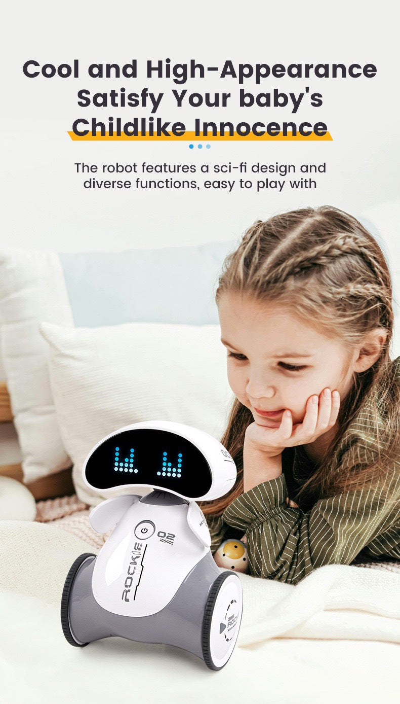 Intelligent Programming Robot | Parent-Child Interaction, Light and Music Dancing, Infrared Touch Sensor, Remote Control Robot