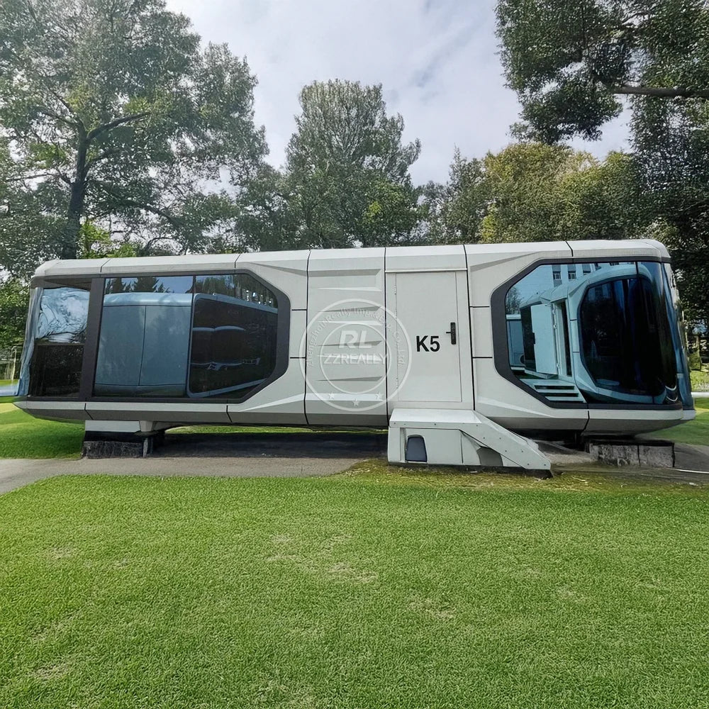 Camping Capsule Portable Prefab Home Modular Prefabricated Space Capsule House 30 Square Meters