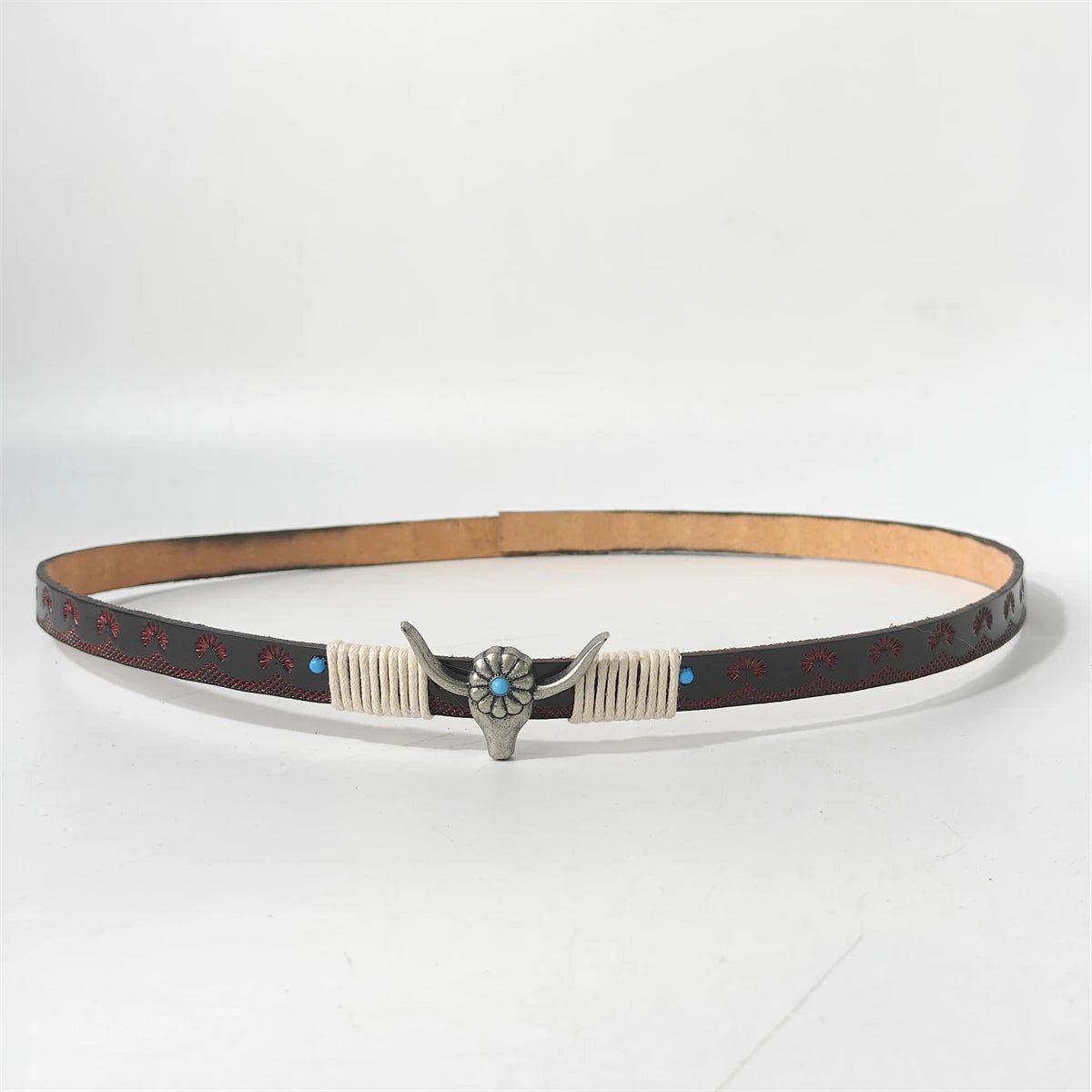 Cowboy hat fedora hat with genuine leather accessories men's and women's cowboy hat with bull head accessories gold accessories