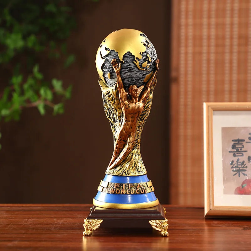 FIFA World Cup 2026 Trophy Replica | Golden Resin Collectible | Football Fan Gift | Desk Decor Souvenir