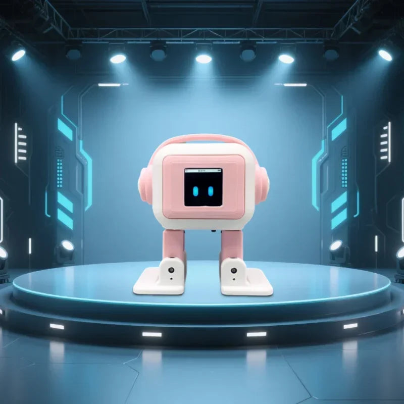 AI EMO Robot ESP32-S3 Main Control 1.54inch Screen Intelligent Interactive Robot Voiceprint Recognition Companion for Child Gift
