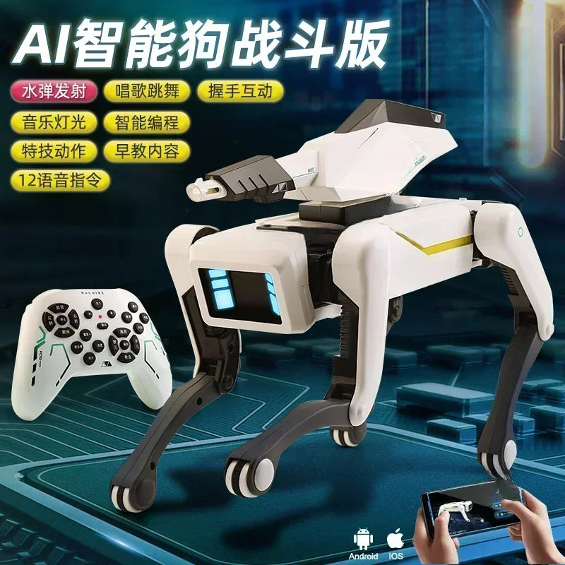 AI Intelligent Robot Dog Programming Induction Singing and Dancing Biomimetic Simulation Motor