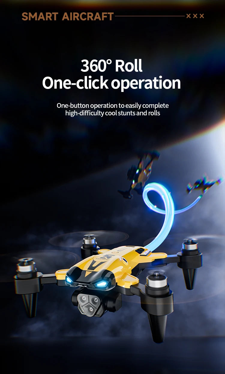 Xiaomi M5 Drone 8K Professional HD Triple Camera Brushless Motor Optical Flow Positioning Foldable Quadcopter RC Drone Toy New