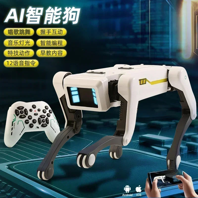 AI Intelligent Robot Dog Programming Induction Singing and Dancing Biomimetic Simulation Motor