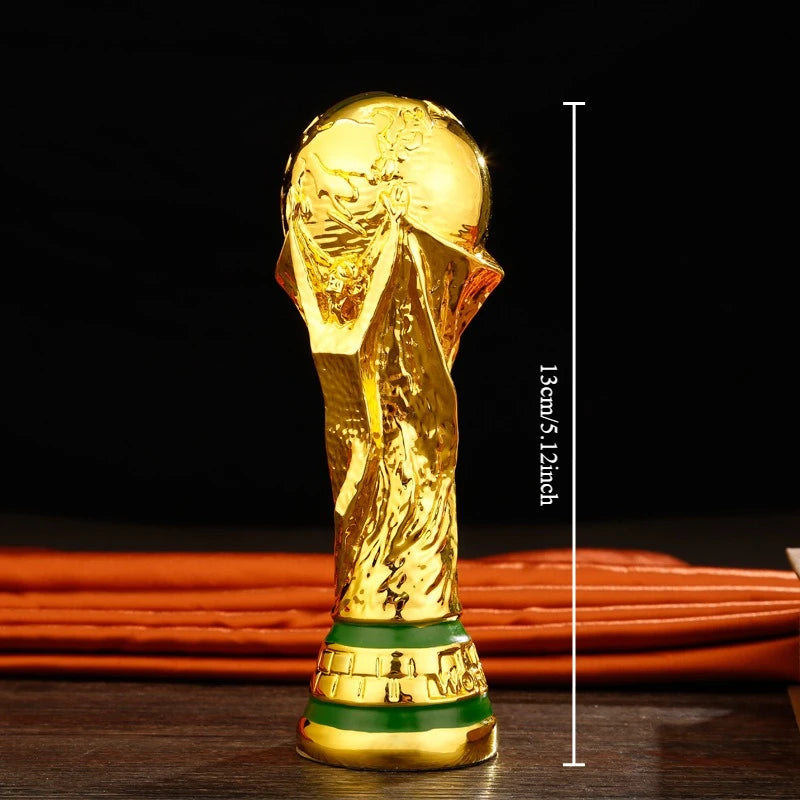 FIFA World Cup 2026 Trophy Replica | Golden Resin Collectible | Football Fan Gift | Desk Decor Souvenir