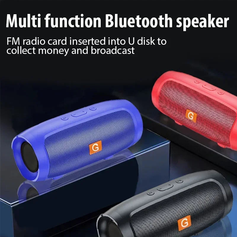 JBJ007 Bluetooth speaker, subwoofer, small outdoor portable stereo surround speaker, home smart Bluetooth wireless speaker
