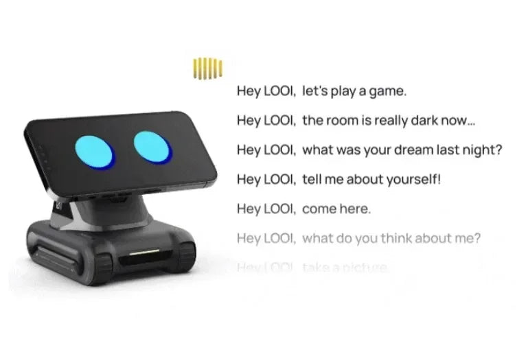 LOOI Smart Desktop Robot | AI Desktop Companion,ChatGPT Voice Interaction,Memory,Gesture& Face Recognition,Emotional Support