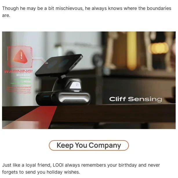 LOOI Smart Desktop Robot | AI Desktop Companion,ChatGPT Voice Interaction,Memory,Gesture& Face Recognition,Emotional Support