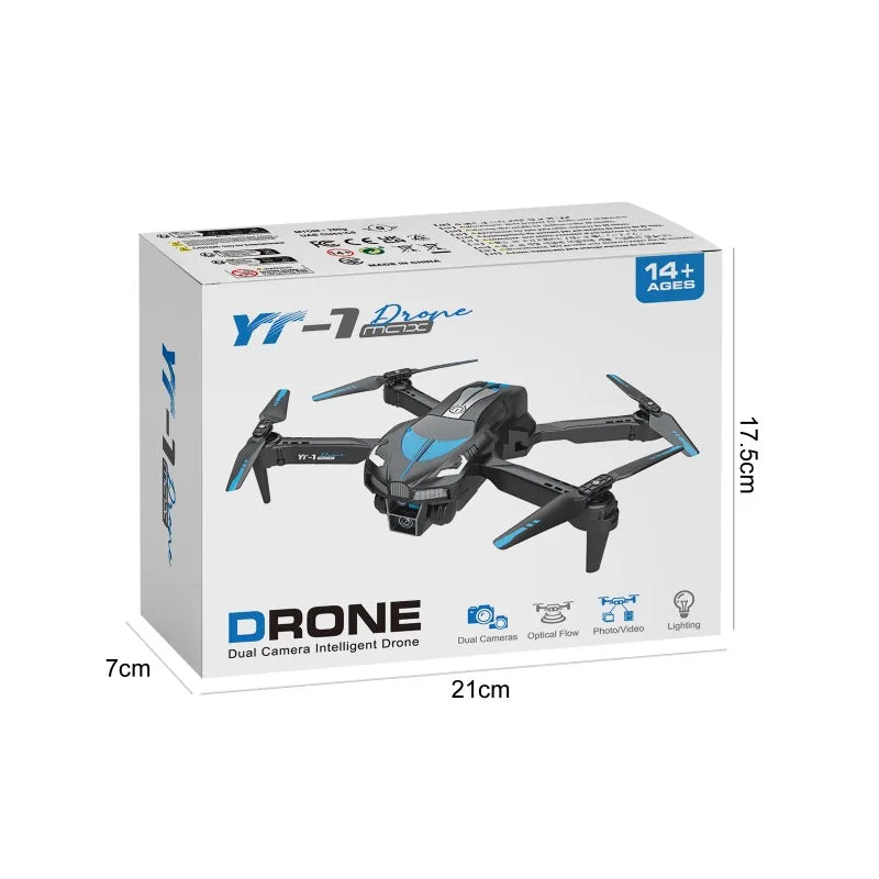 YT-1 Drone 4k Profesional Triple Camera Professional Obstacle Avoidance Optical Flow Positioning  Aerial Photography Quadcopter