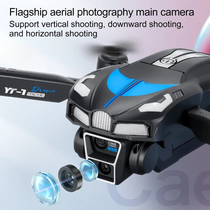 YT-1 Drone 4k Profesional Triple Camera Professional Obstacle Avoidance Optical Flow Positioning  Aerial Photography Quadcopter