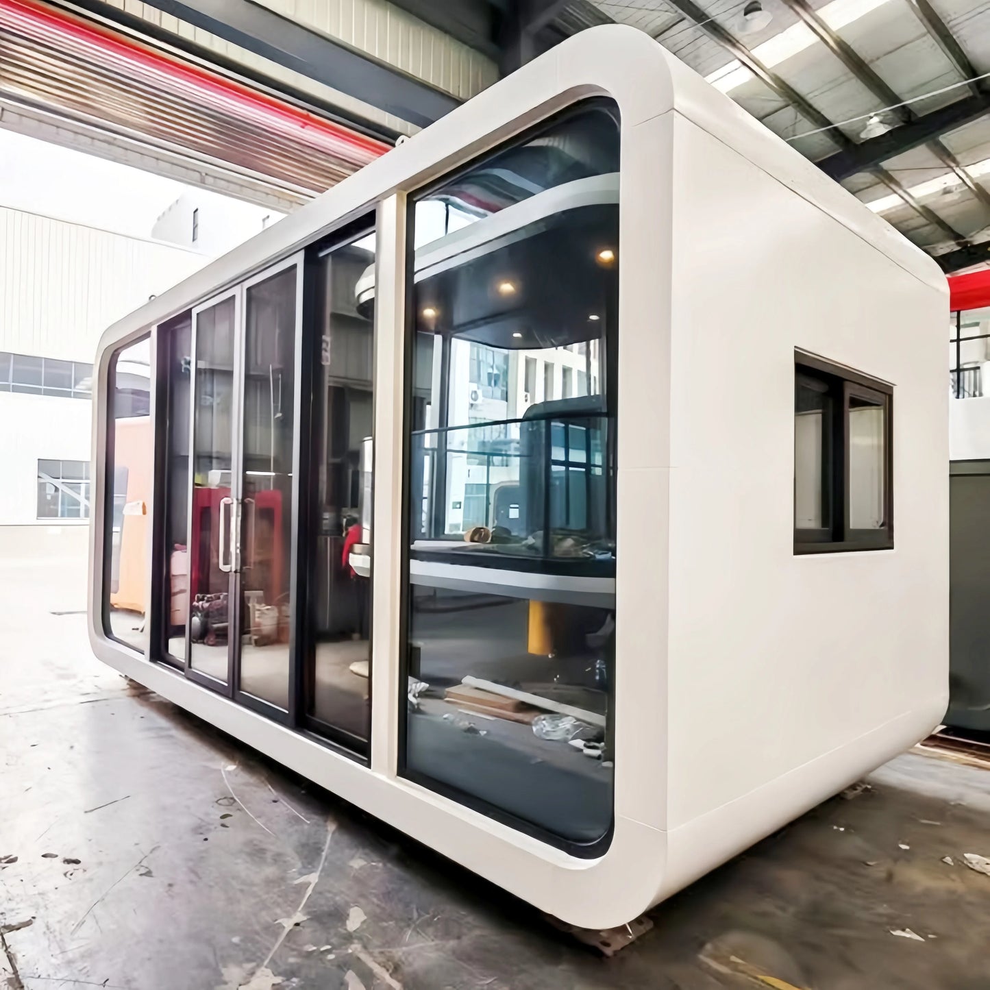 Prefab Capsule Futuristic Prefabricated Container Portable Space Glamping Pod House From Manufacturer