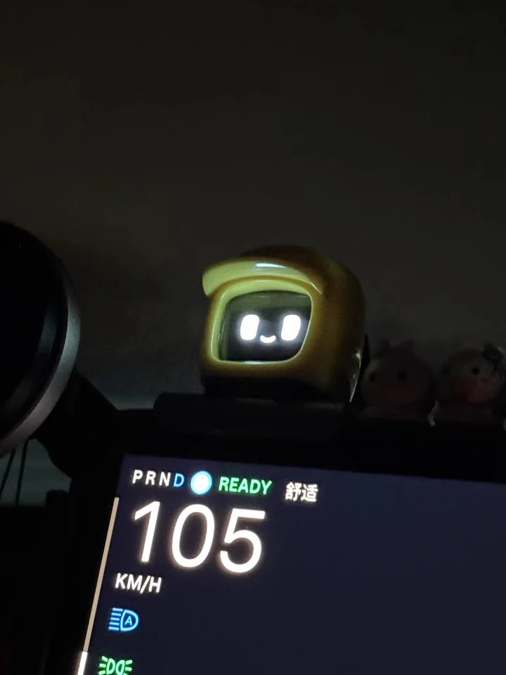 Mochi Dasai 3rd Generation Car Mounted Robot Action Figure JDM Limited Edition Mood Companion Voice Start Decoration Toy