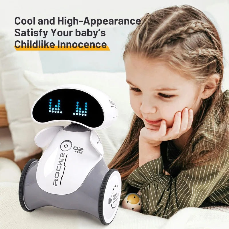 Intelligent Programming Robot | Parent-Child Interaction, Light and Music Dancing, Infrared Touch Sensor, Remote Control Robot