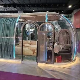 Cheap Sale Luxury Transparent Camping Hotel Round Polycarbonate Luxury Prefabricated Dome HouseDeposit price