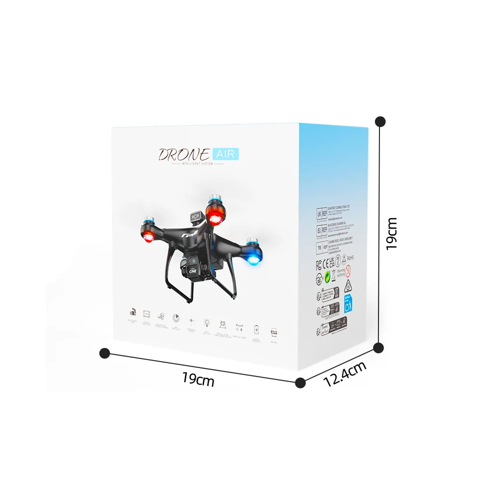 E55 Brushless Drone 8k Hd Dual Camera Aerial Photography With Screen Control Optical Flow Positioning Obstacle Avoidance