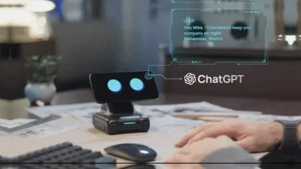 LOOI Smart Desktop Robot | AI Desktop Companion,ChatGPT Voice Interaction,Memory,Gesture& Face Recognition,Emotional Support