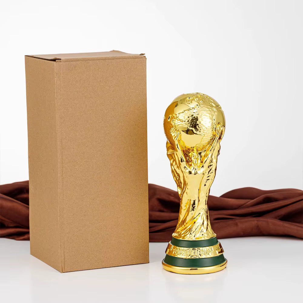 FIFA World Cup 2026 Trophy Replica | Golden Resin Collectible | Football Fan Gift | Desk Decor Souvenir