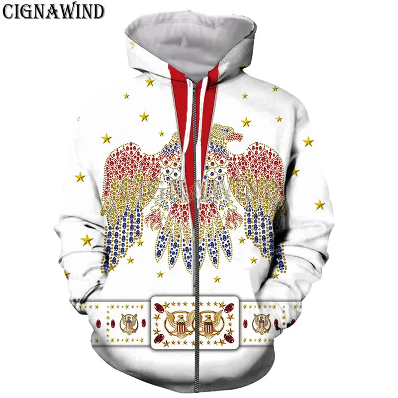 New arrival t shirt men/women Elvis Eagel Rock Dancer 3D print t-shirts Harajuku style hoodies/sweatshirts/vest summer tops