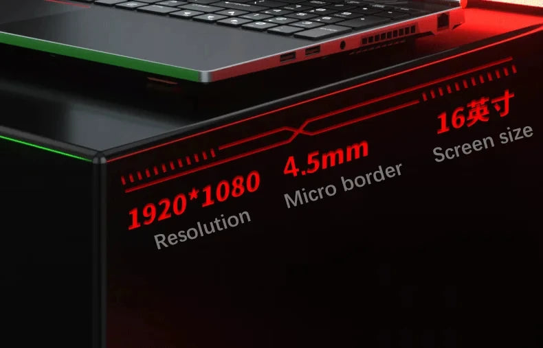 16.1" Alpha Wolf Gaming Laptop | Intel i9-13900H + RTX 4050 6G | Windows 11 | Up to 64GB DDR5 | 4TB SSD